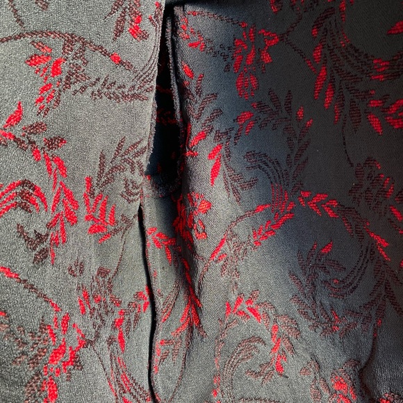 Choices blazers Jacket embroidered with black and red colors women size small - Picture 5 of 6